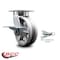 Service Caster 6 Inch Kingpinless V Groove Semi Steel Wheel Caster with Brake and Swivel Lock SCC-KP30S620-VGR-SLB-BSL - alternate 2